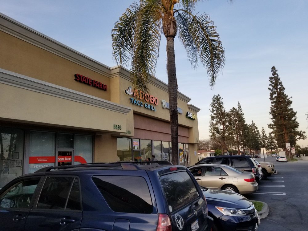 Adobo Taco Grill storefront on Woodruff Ave in Lakewood